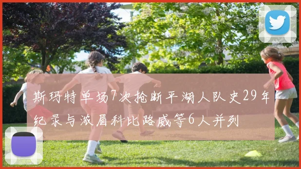 斯玛特单场7次抢断平湖人队史29年纪录与浓眉科比路威等6人并列